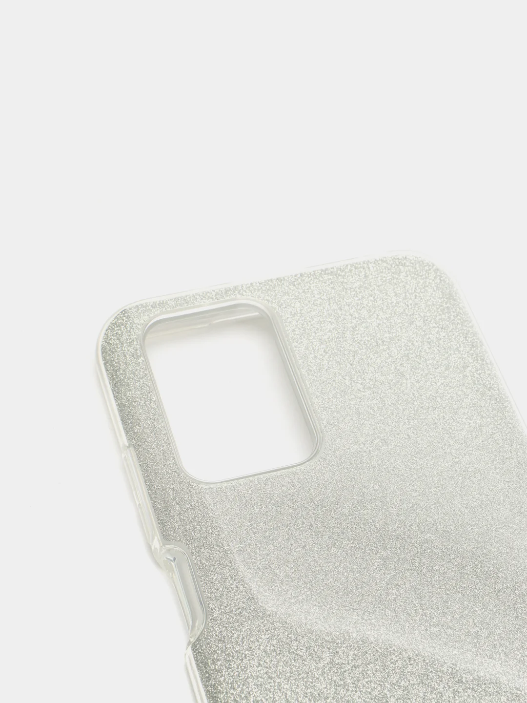 Серебряный чехол блестящий Xiaomi Redmi 10, накладка c блёстками Редми 10