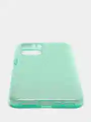 Бирюзовый чехол блестящий Xiaomi Redmi 10, накладка c блёстками Редми 10