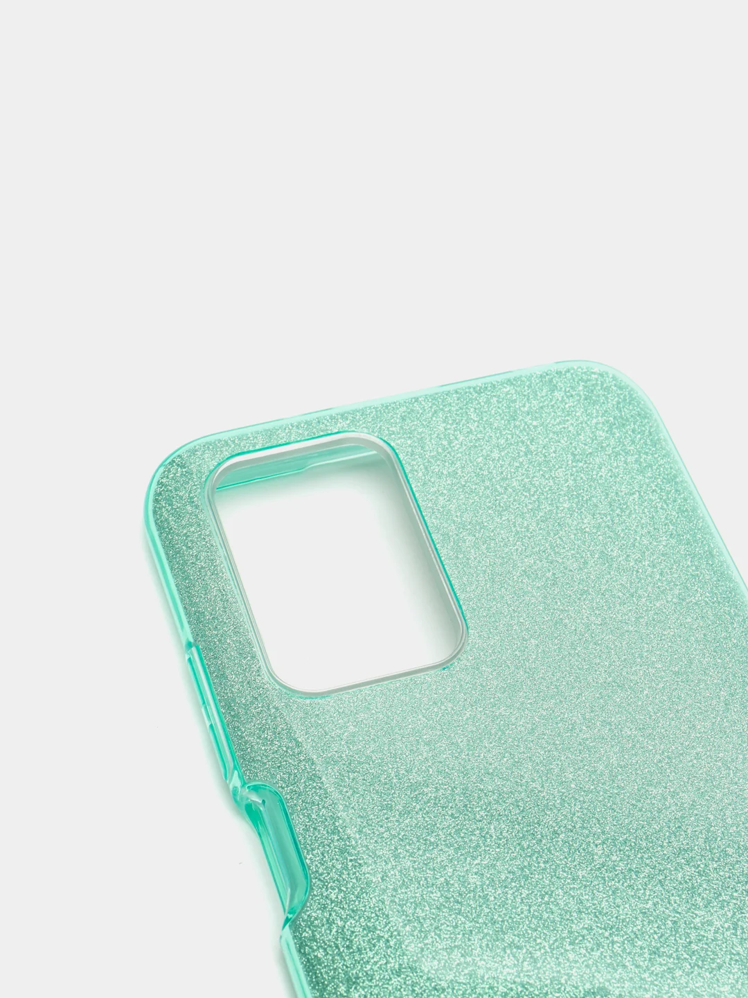 Бирюзовый чехол блестящий Xiaomi Redmi 10, накладка c блёстками Редми 10