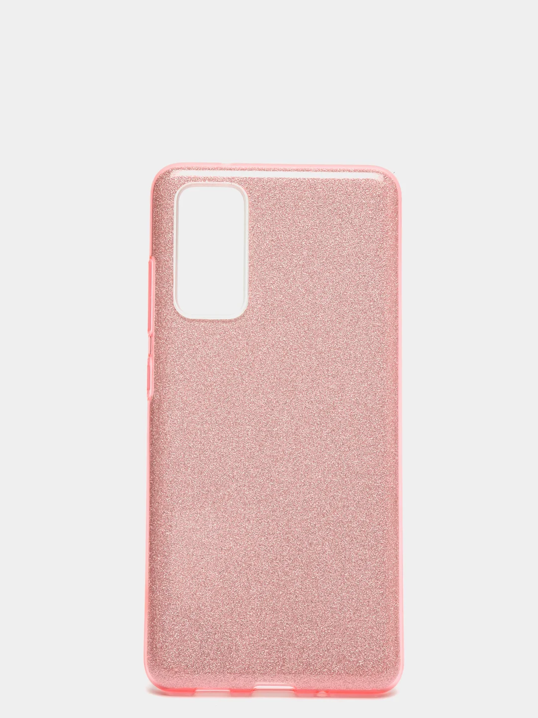 Розовый чехол блестящий Samsung Galaxy S20FE, накладка c блёстками Самсунг S20 FE