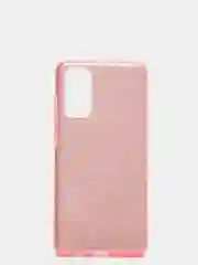 Розовый чехол блестящий Samsung Galaxy S20FE, накладка c блёстками Самсунг S20 FE