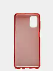 Красный чехол блестящий Samsung Galaxy M20, M21, M30s, M31, M51 накладка c блёстками