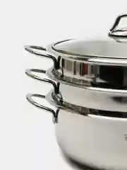 Серебряный мантоварка 28см. MAYER&BOCH 80002