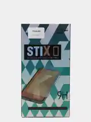 Черный защитное стекло STiX 10D iPhone 6/6S с рамкой, черное (PREМIUМ Олеофобное)