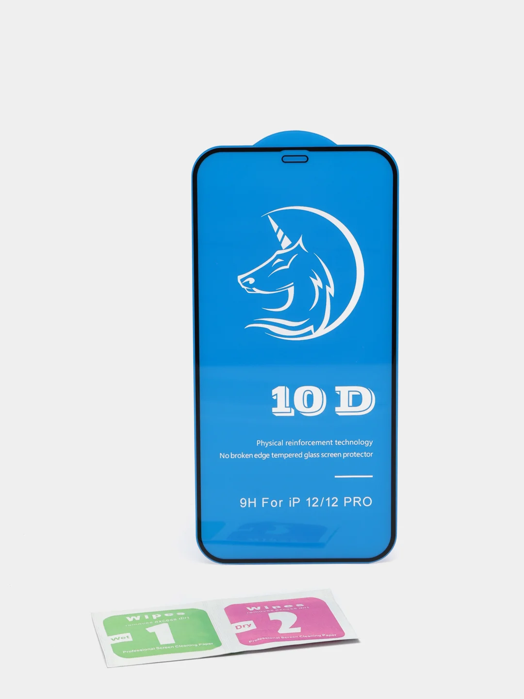 Черный защитное стекло STiX 10D iPhone 12/12 Pro с рамкой ,черное (PREМIUМ Олеофобное)