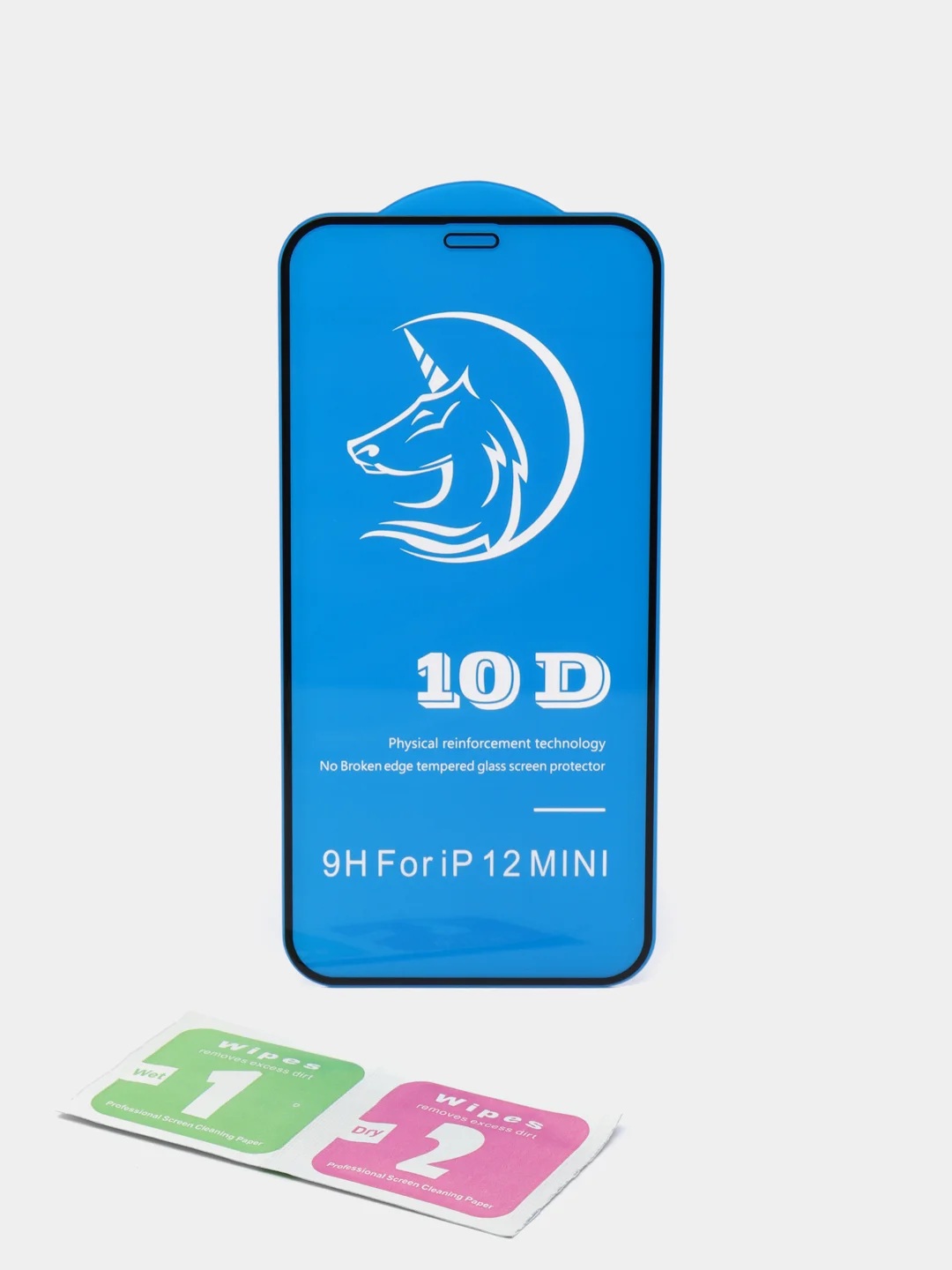Черный защитное стекло STiX 10D iPhone 12 Mini с рамкой ,черное (PREМIUМ Олеофобное)