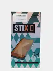 Черный защитное стекло STiX 10D iPhone 12 Mini с рамкой ,черное (PREМIUМ Олеофобное)