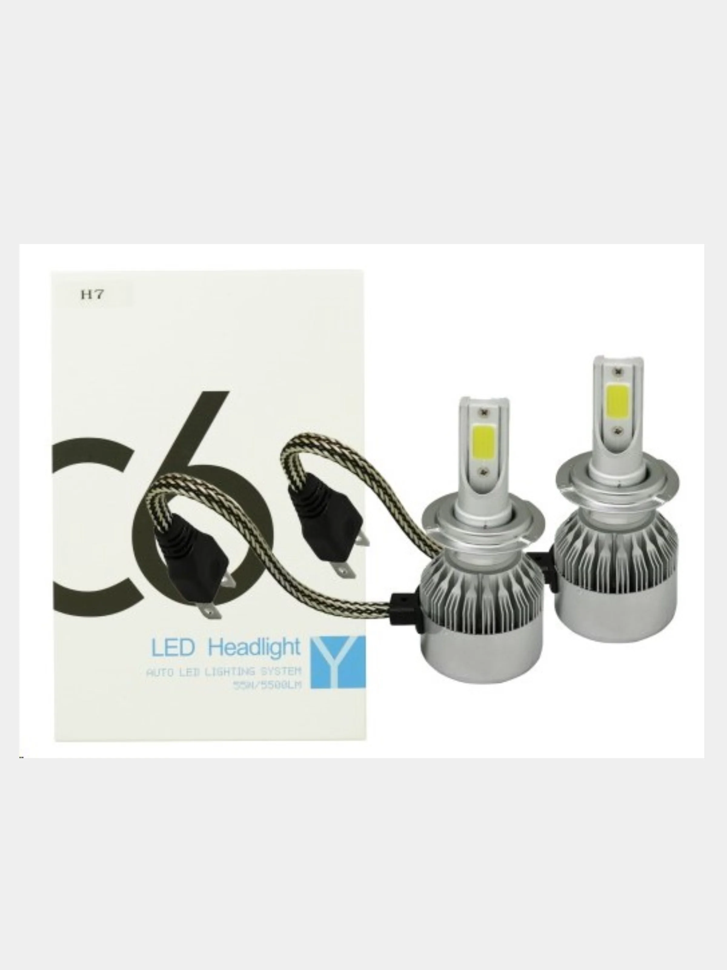 Светодиодные автомобильные лампы C6 LED H1, H3, H11, H13, 9005, 9006