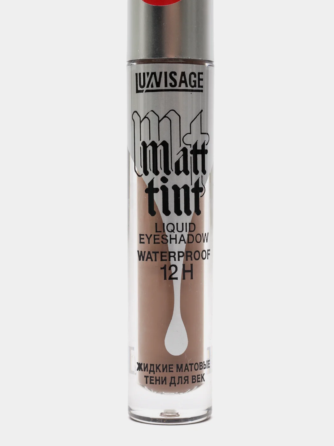 Молочный тени для век жидкие MATT TINT WATERPROOF 12H LUXVISAGE