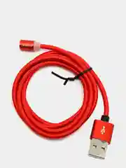 Красный магнитный кабель для зарядки Floveme (2A), Lightning, Type-C, Micro-USB, 1 метр