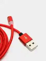 Красный магнитный кабель для зарядки Floveme (2A), Lightning, Type-C, Micro-USB, 1 метр