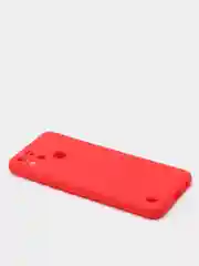 Красный чехол для Realme C21Y силиконовый, с защитой камеры