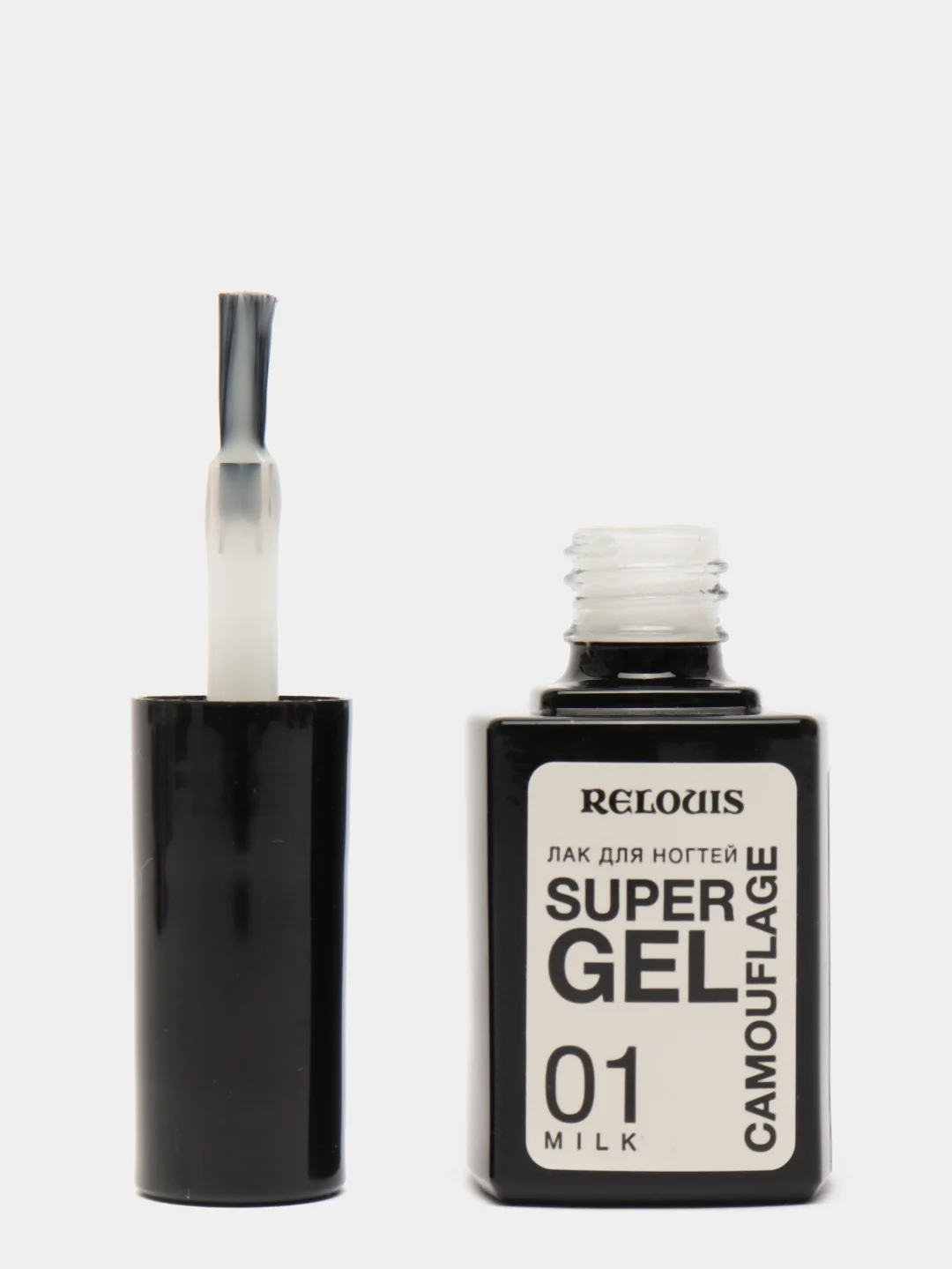 Лак для ногтей RELOUIS Super Gel Camouflage тон:01 milk