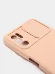 Алый чехол с раздвижным окном для защиты камеры POCO M3 PRO / NOTE 10T