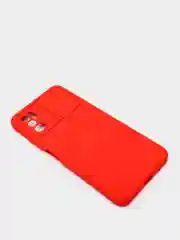 Красный чехол с раздвижным окном для защиты камеры POCO M3 PRO / NOTE 10T