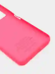 Кораллово-розовый чехол с бархатом внутри Huawei Honor 10X Lite