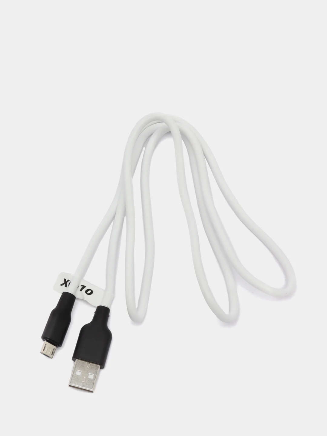 Белый мягкий Силиконовый USB кабель провод зарядник шнур Micro, Type-C, iPhone Lightning Android