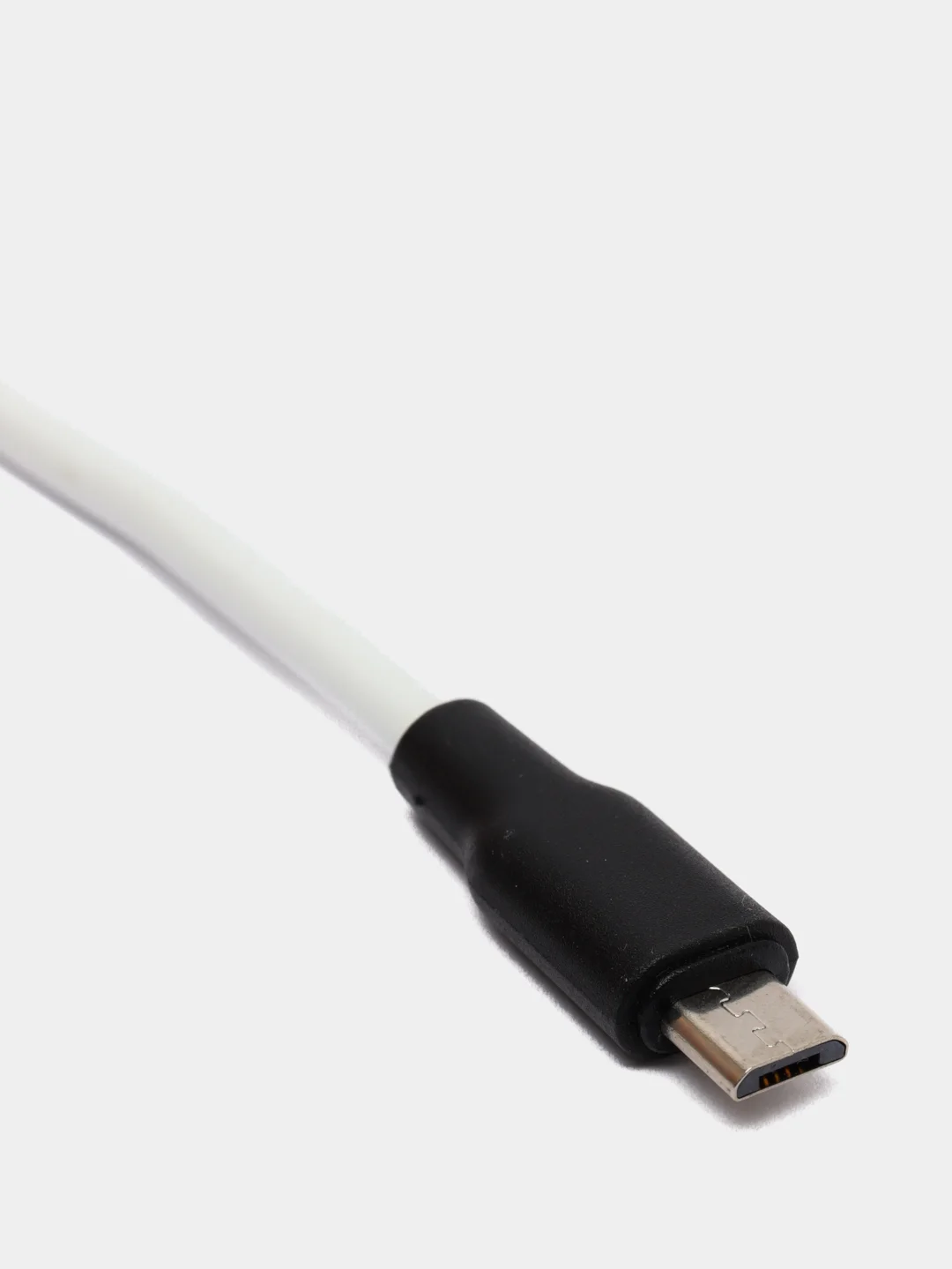 Белый мягкий Силиконовый USB кабель провод зарядник шнур Micro, Type-C, iPhone Lightning Android