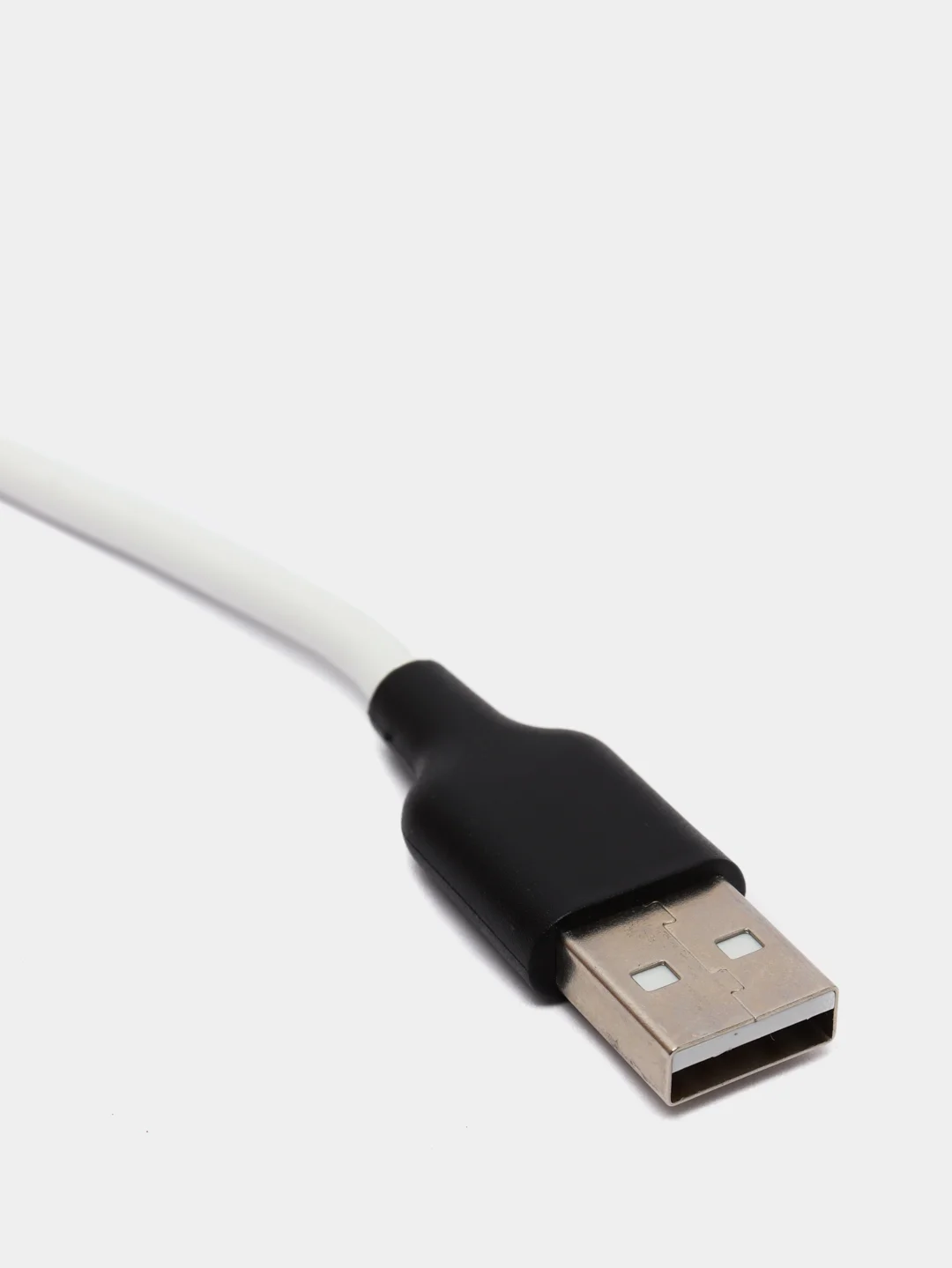 Белый мягкий Силиконовый USB кабель провод зарядник шнур Micro, Type-C, iPhone Lightning Android
