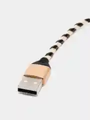 Золотой кабель USB Lightning, Micro-USB, Type-C, 2 метра
