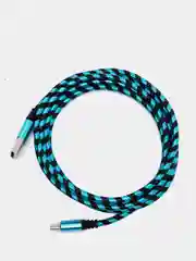 Синий кабель USB Lightning, Micro-USB, Type-C, 2 метра