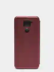 Бордовый чехол книжка Xiaomi Redmi Note 9 / 10X