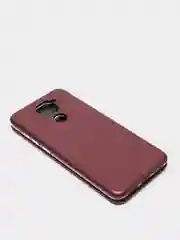 Бордовый чехол книжка Xiaomi Redmi Note 9 / 10X