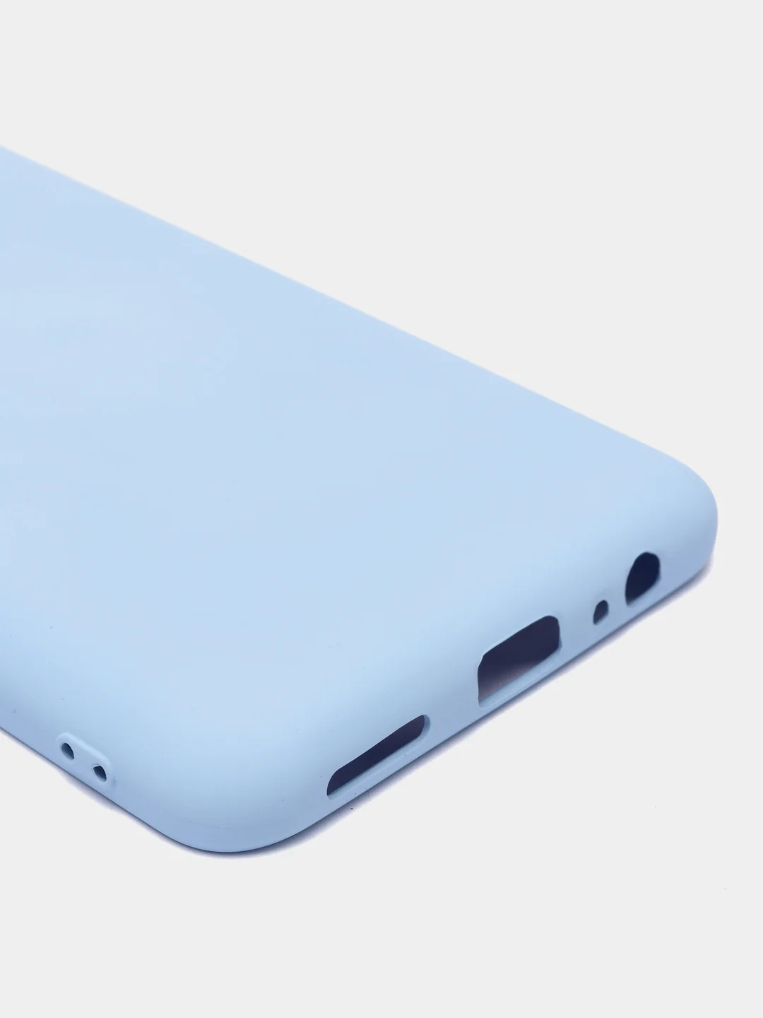 Голубой чехол с бархатом внутри Huawei Honor 10X Lite