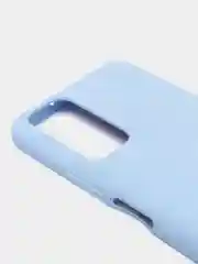 Голубой чехол с бархатом внутри Huawei Honor 10X Lite