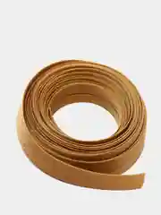 Горчичный косая бейка атласная, 5 м, ширина 1,5 см