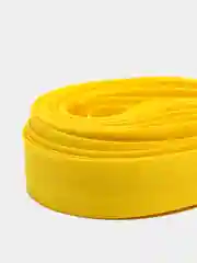Желтый косая бейка атласная, 5 м, ширина 1,5 см