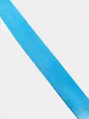 Голубой косая бейка атласная, 5 м, ширина 1,5 см