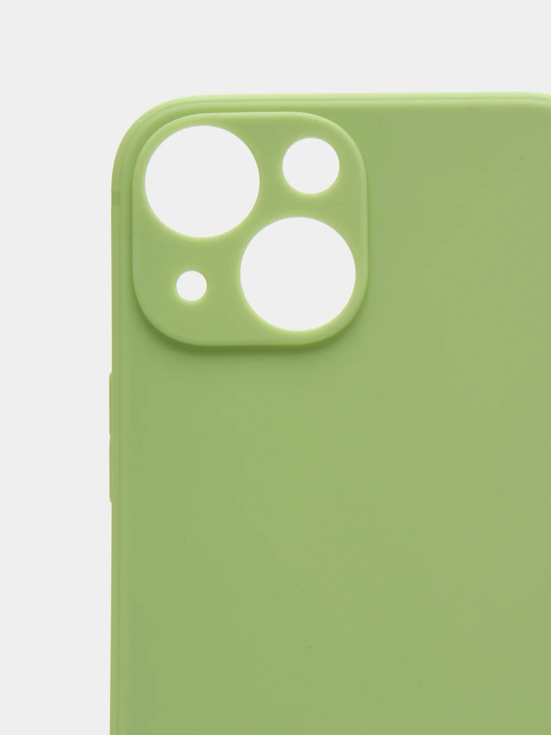 Салатовый матовый силиконовый чехол для iPhone 13, 13 mini, 13 Pro, 13 Pro Max