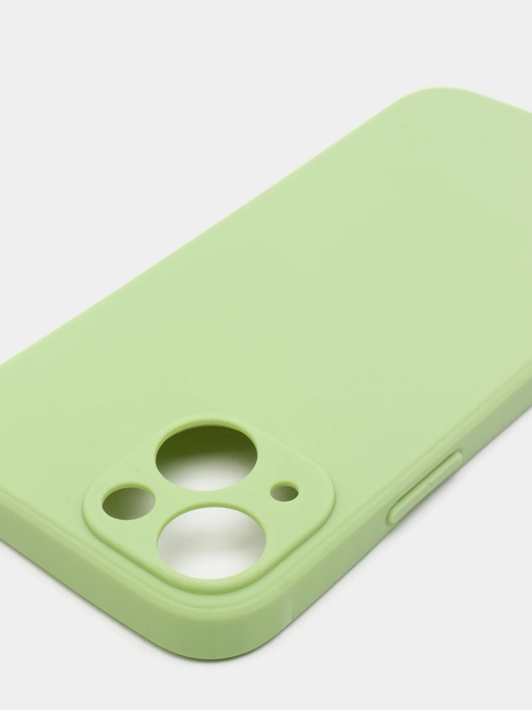 Салатовый матовый силиконовый чехол для iPhone 13, 13 mini, 13 Pro, 13 Pro Max