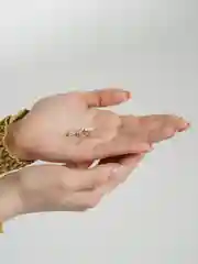 Серебряный серьги-кафф (комплект)