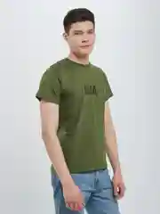 Зелёный хаки футболка ALGA