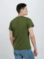 Зелёный хаки футболка ALGA