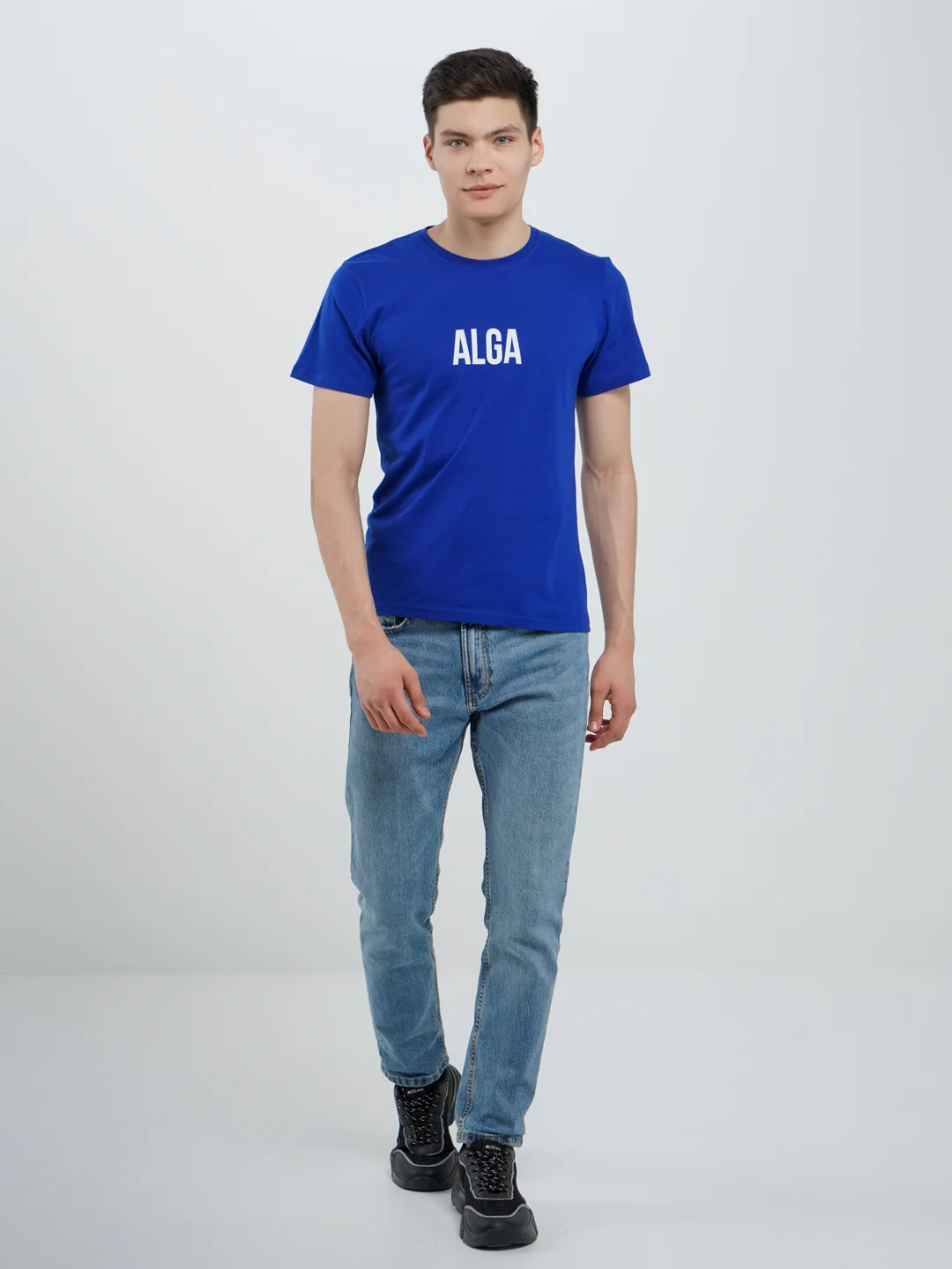 Синий футболка ALGA