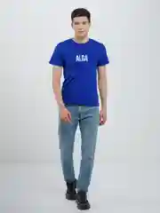 Синий футболка ALGA