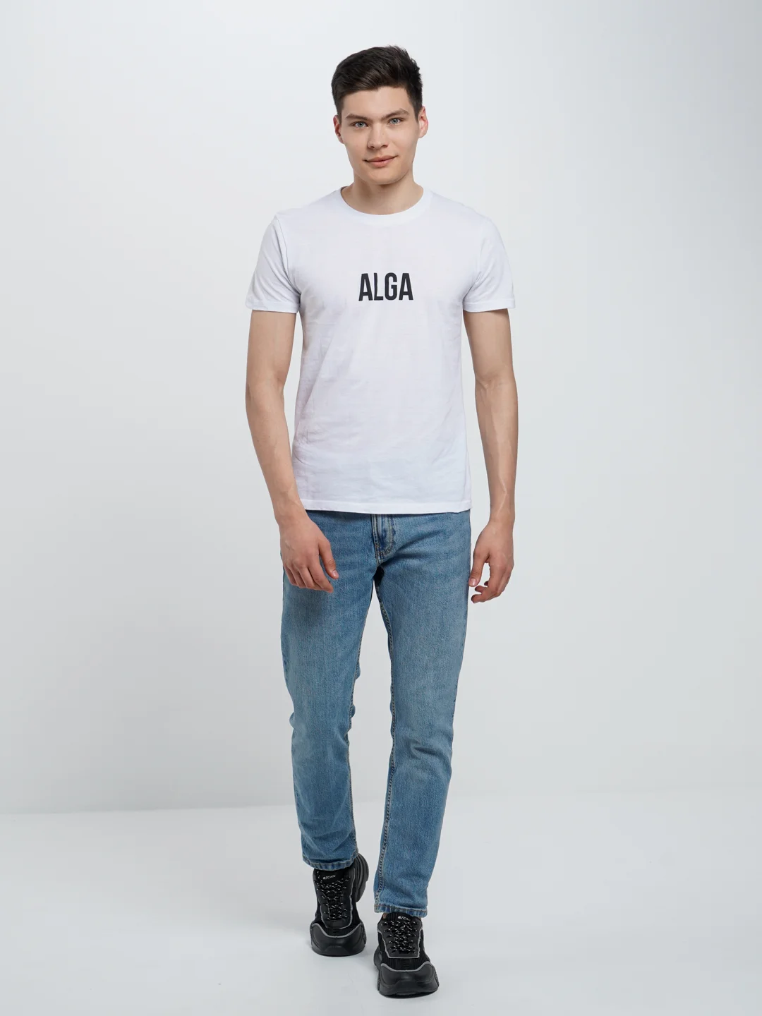 Белый футболка ALGA