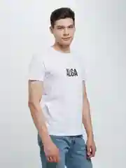 Белый футболка ALGA