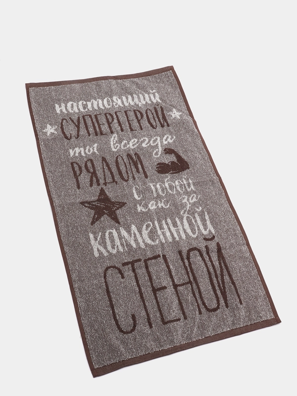 Полотенце махровое "Супергерой", 50 х 90 см, хлопок, 420 г/м2