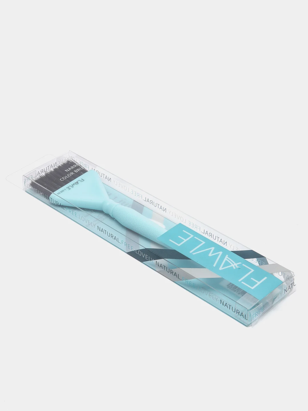 Голубой профессиональная кисть для окрашивания Flawle, узкая