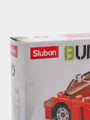Красный конструктор пластиковый Sluban BUILDER "Ретро автомобиль", 44 детали