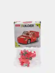 Красный конструктор пластиковый Sluban BUILDER "Ретро автомобиль", 44 детали