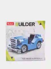 Голубой конструктор пластиковый Sluban BUILDER "Ретро автомобиль", 44 детали