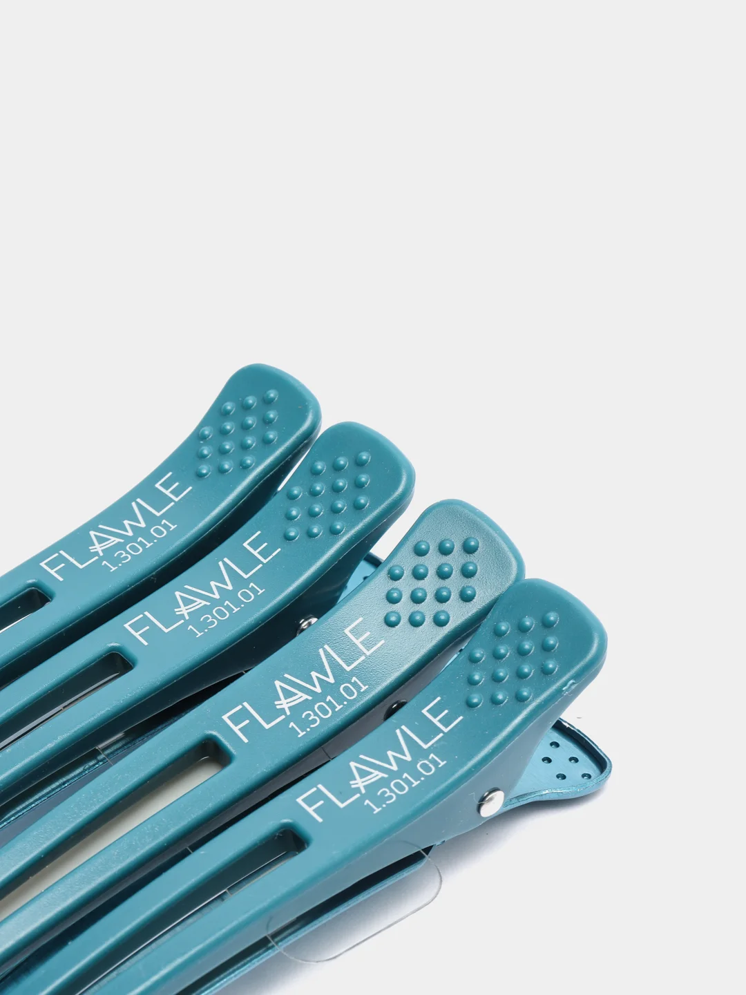 Тёмно-бирюзовый зажим для волос Flawle Sectioning 1.301