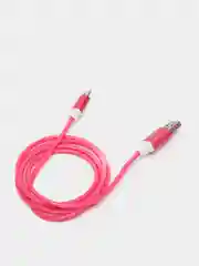 Красный светящийся кабель Lightning / micro-USB для быстрой зарядки телефона