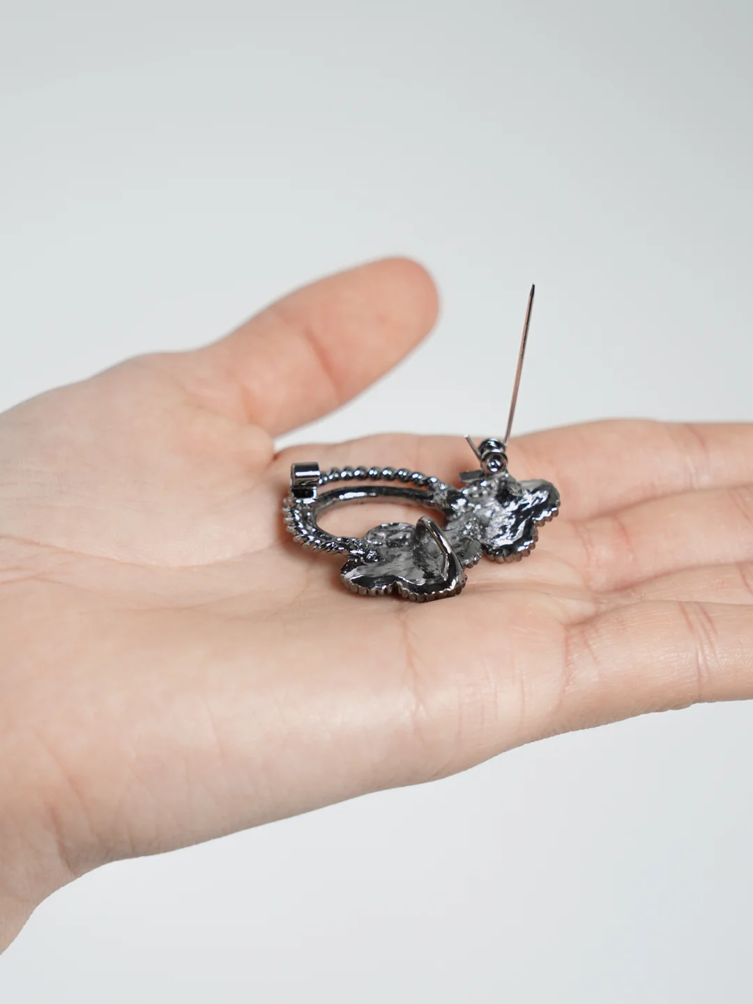 Бирюзовый брошь на одежду "Fashion Jewerly" / значек на одежду