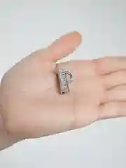 Золотистый хаки брошь на одежду "Fashion Jewerly" / значек на одежду